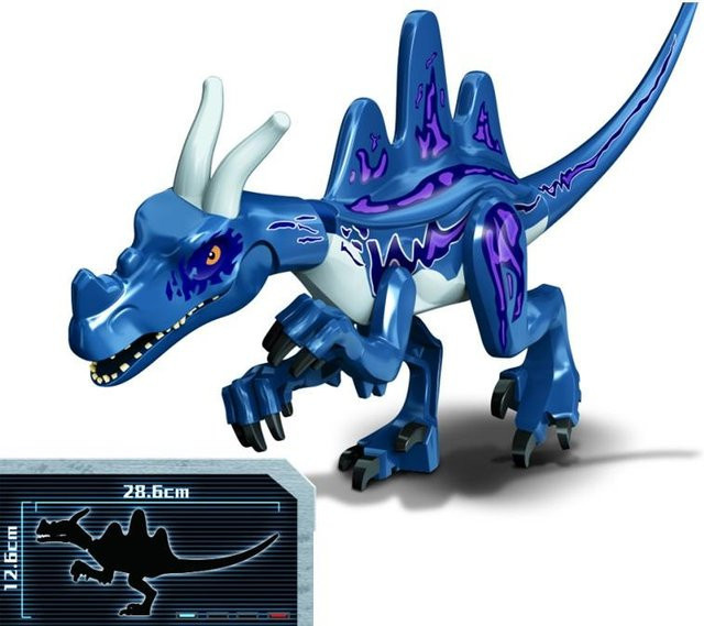 Wucifang Bags Jurassic Dinosaurier Mosasaurus Indominus Rex Bausteine, Gelb, ab 6 Jahren - Bild 1