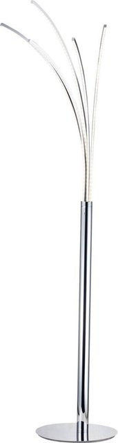 POCOline Stehlampe Palmier in Chrom, moderne LED-Bogenlampe aus Metall mit 5 Brennstellen und Dimmfunktion, Höhe: 180 cm - Bild 1