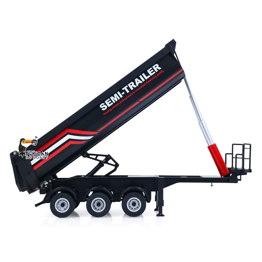 Huina 1509 RC-Semi-Dump-Anhänger, 1:18, elektrisches Heben, ab 8 Jahren - Bild 6