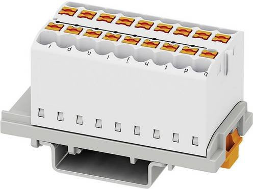 Phoenix Contact Verteilerblock 3273056 Zugfeder Weiß 8 Stück Breite: 28,6 mm - Bild 1