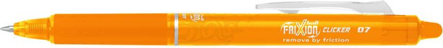 PILOT FriXion Clicker 07 Rollerball in Aprikose - Bild 1