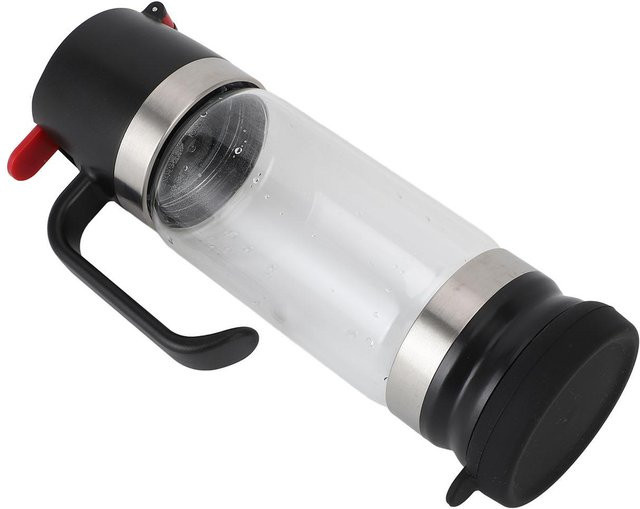CosyHome Honigspender aus transparentem Hochborosilikatglas mit Griff und tropffreiem Press-Mechanismus - Bild 1