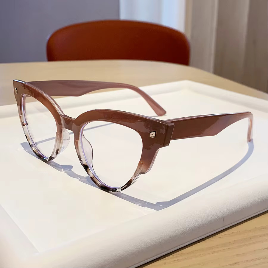 RELEN Korrektionsbrille Cat-Eye, Vollrand, Kunststoff, Damen - Bild 2