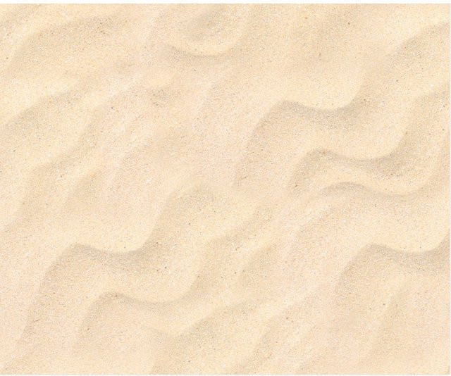 URSUS Motiv-Fotokarton Sandstrand in Beige - Bild 1