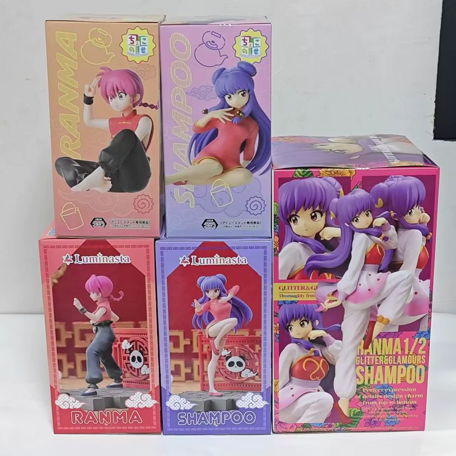 BANDAI SEGA Ranma 1/2 Luminasta Tendou Akane und Shampoo Anime Modellfigur - Bild 2