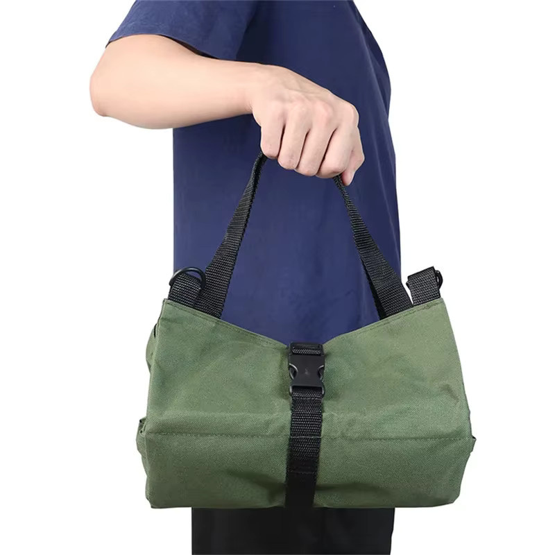Zipper Tragbare Organizer Tasche aus Oxford-Gewebe für Camping und Werkzeug in Schwarz oder Grün - Bild 5