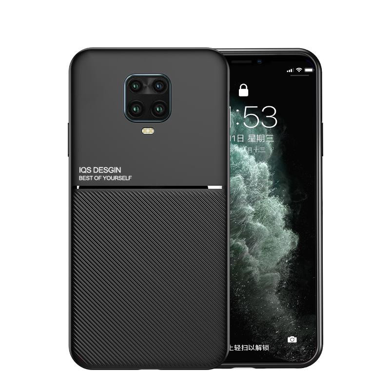 Magnetische Lederhülle für Xiaomi Redmi Note 9 Pro / Note 9S / Note 9 Pro Max mit weichem Rahmen in Schwarz, Blau, Grün oder Rot - Bild 2