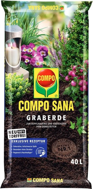 Compo Sana Graberde torffrei 40 kg - Bild 1
