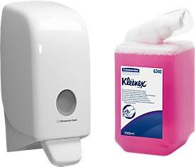 Kleenex Aquarius Sparset mit Seifenspender und einer Kartusche Schaumseife von Kimberly Clark - Bild 1