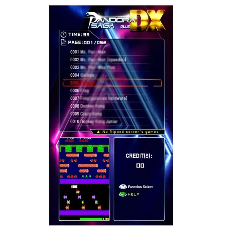 Pandora Saga DX Plus 3000 Arcade-Automaten im Cocktail-Design mit 816 Spielen, 3-seitiges Gehäuse, Arcade-PCB, Jamma Pandora Box und USB-Trackball mit CRT-Monitor - Bild 3