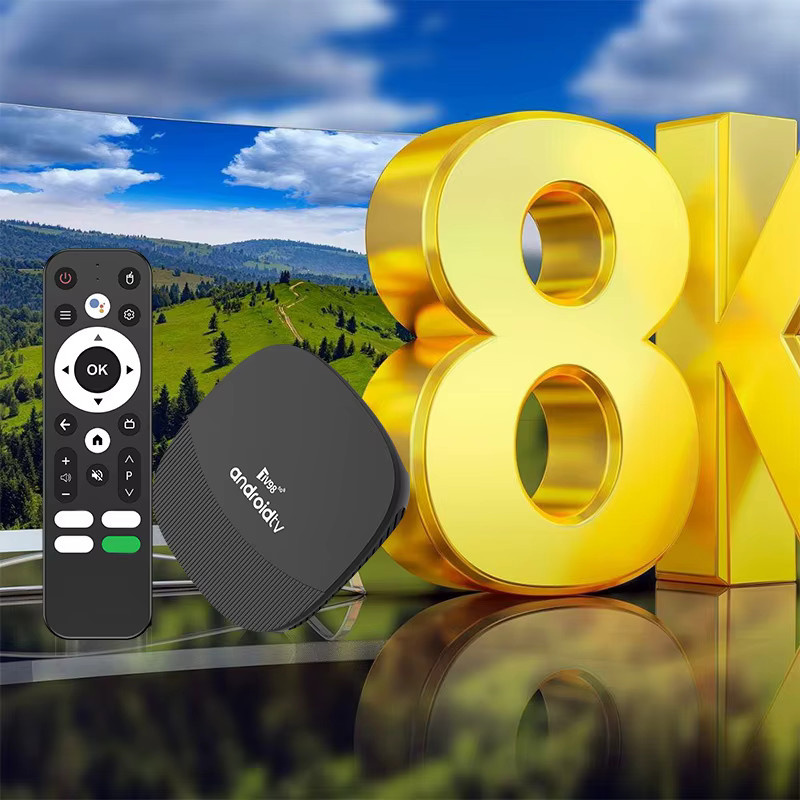 CLIBABIQBOX TV98 ATV Max Plus TV-Box mit Android 14, 8K und 4K Unterstützung, Allwinner H313 Media Player, WiFi und 4G/5G, Schwarz - Bild 2