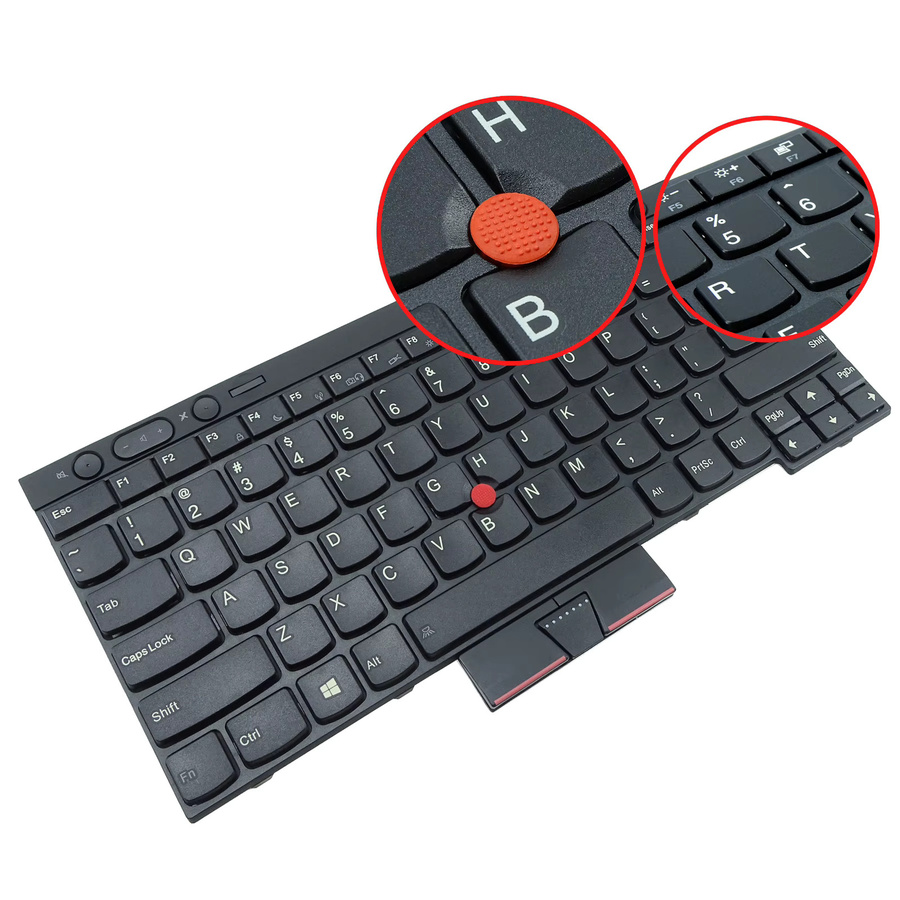Lenovo Laptop-Ersatztastatur für ThinkPad T430 T430S X230 X230T T530 L430 L530 in Schwarz mit USA-Layout - Bild 4