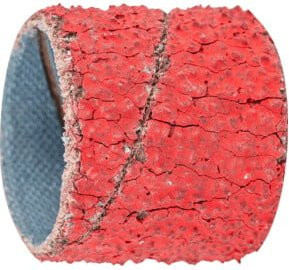 PFERD Keramikkorn Schleifhülse GSB CO-COOL36 Zylinder, Körnung 36, Rot, Durchmesser: 25 mm, Höhe: 25 mm, 100 Stück - Bild 1