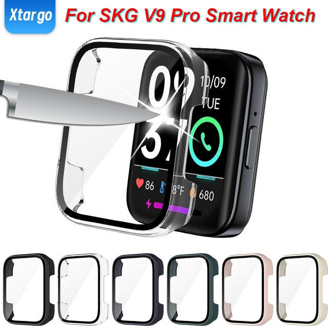 skg Displayschutz Hülle für v9 pro Smartwatch, Schwarz, Silikon - Bild 1