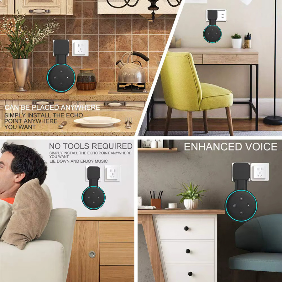 Amazon Wandhalterung für Echo Dot 3 Generation mit Kabelmanagement in Schwarz oder Weiß - Bild 4