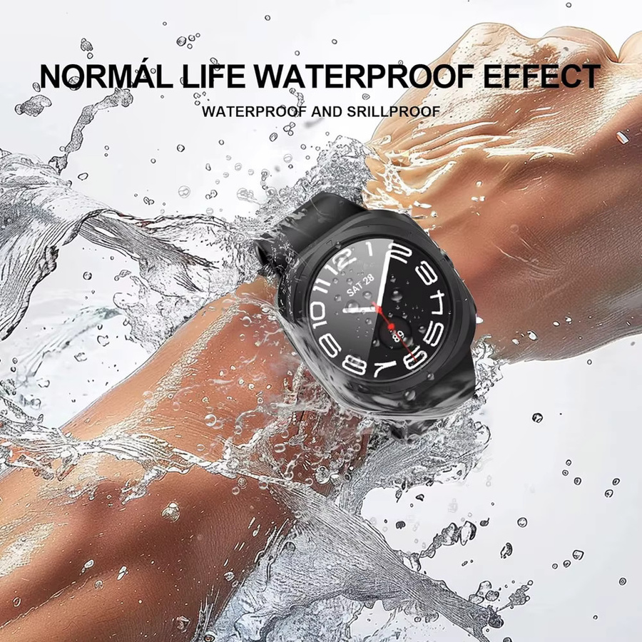 Mptionx Uhrenzubehör, Samsung Galaxy Uhr 7/FE, Schwarz, Silikon, wasserdicht - Bild 2
