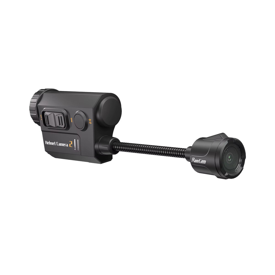 RunCam Helmkamera 2 Actionkamera in Schwarz mit Nachtaufnahme und verstellbarem Objektiv - Bild 2