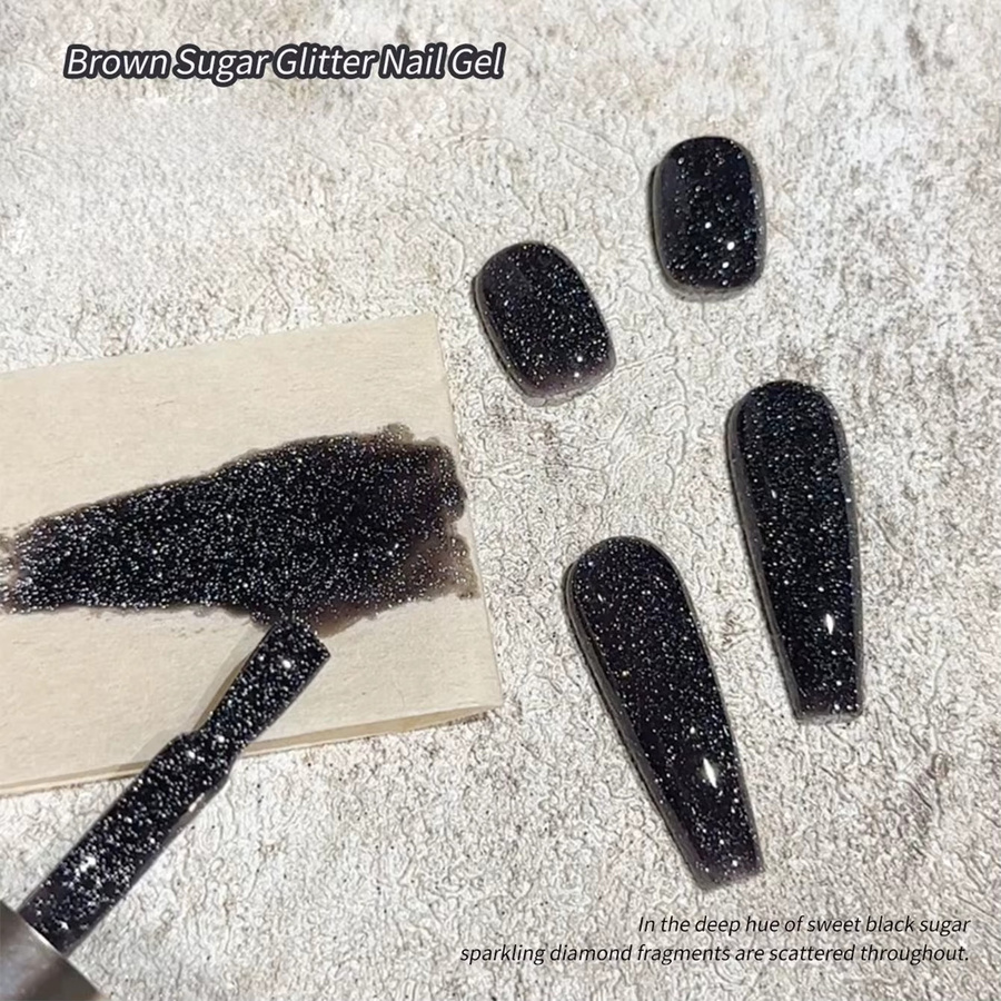 MIANEL NAIL Nagellack, Black, Schimmernd, Gel, 10 ml - Bild 4