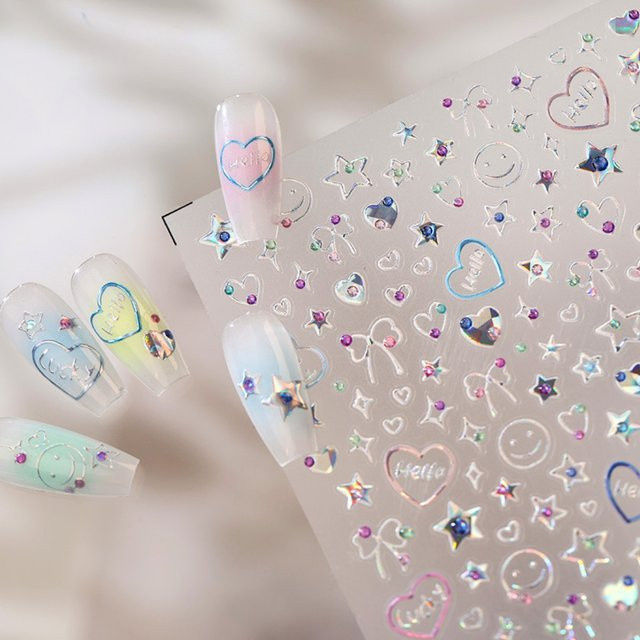 NAILFYOU Nagelsticker, Glänzend, Holografisch - Bild 1