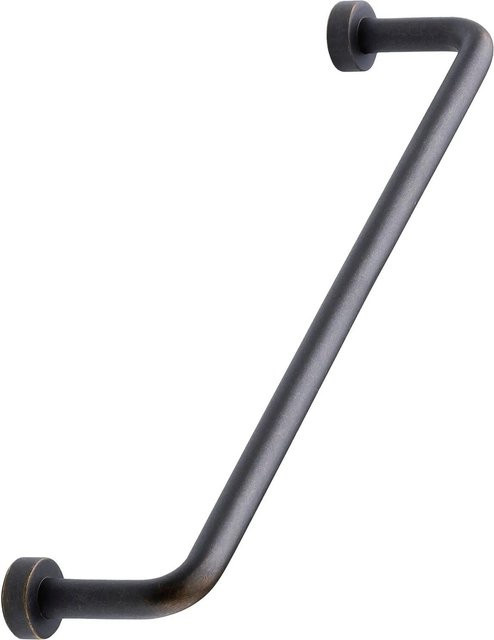 Furnipart Möbelgriff Lounge Bar aus Zinkdruckguss in Braun Antik, B/T/H: 17,4 x 16,0 x 0,7 cm - Bild 1