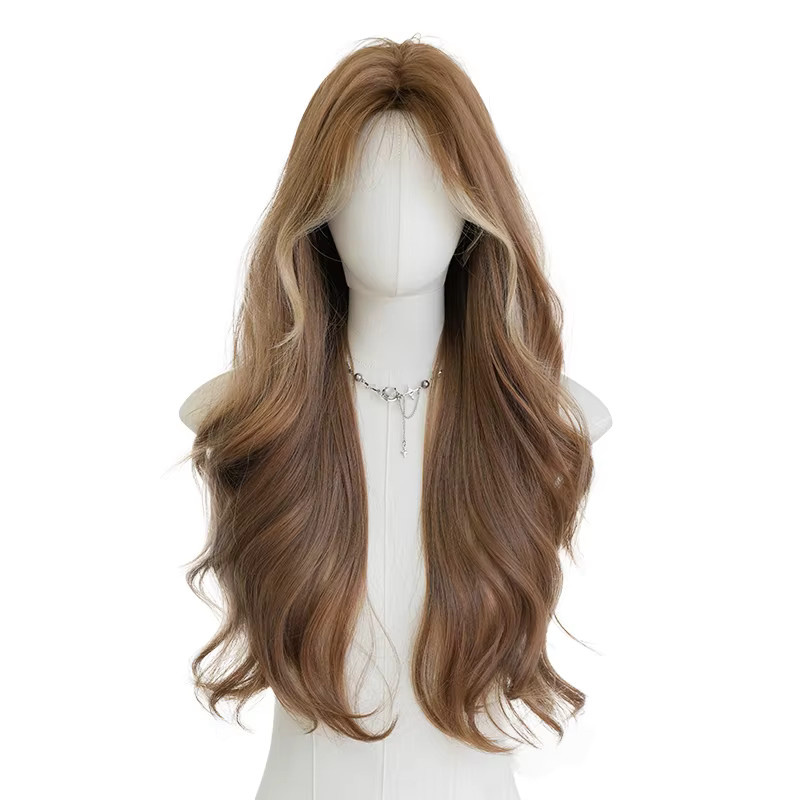 7JHH WIGS Perücke, goldbraun, Body Wave, Damen - Bild 4