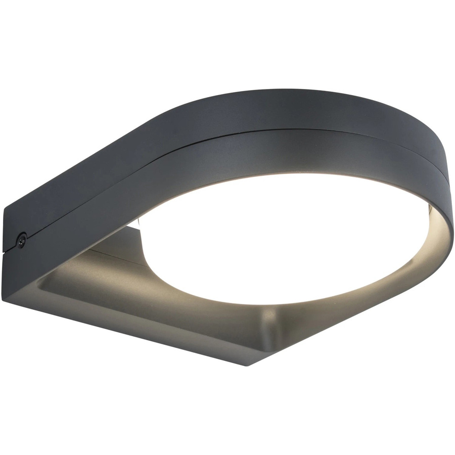 Lutec Fele LED-Außenwandleuchte Up-Down Anthrazit B/H/T: 5 x 16 x 20 cm - Bild 2