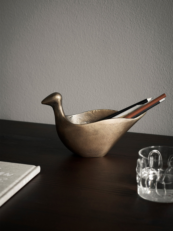 Ferm Living Coot Stiftehalter aus Aluminium in Gold - Bild 2