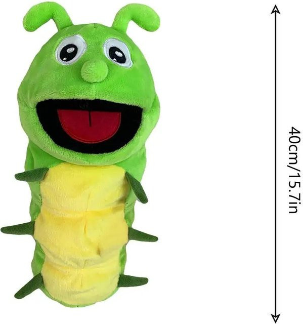 BC Pet Supplies Handpuppen Insekten Tier Raupe Marienkäfer, Plüsch / Textil - Bild 1