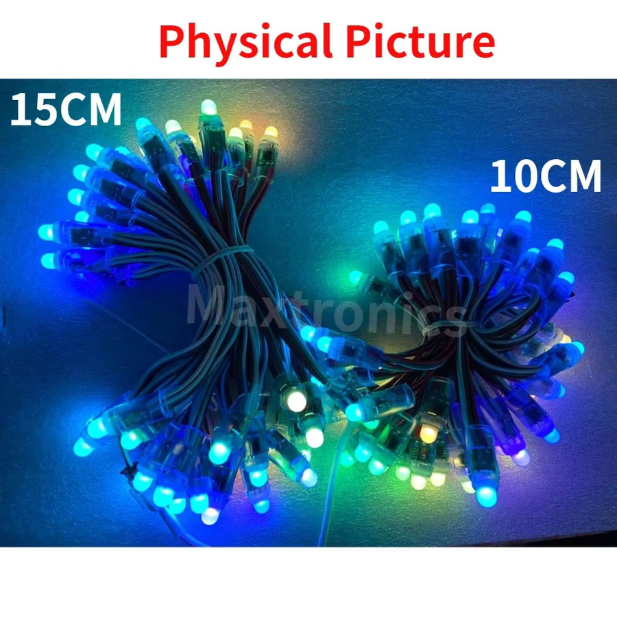 SAGE LU MEI WS2811 IC LED Modul Set, 50 Stück, RGB Multicolour, IP68 Wasserdicht, DC5V LED Pixel String für dekorative Beleuchtung - Bild 2