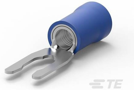TE Connectivity 52420-1 Gabelkabelschuh Blau 2mm² - Bild 1