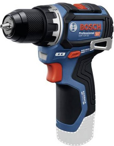 Bosch Professional GSR 12V-32 Akku-Bohrschrauber in Blau/Schwarz mit 12V - Bild 1