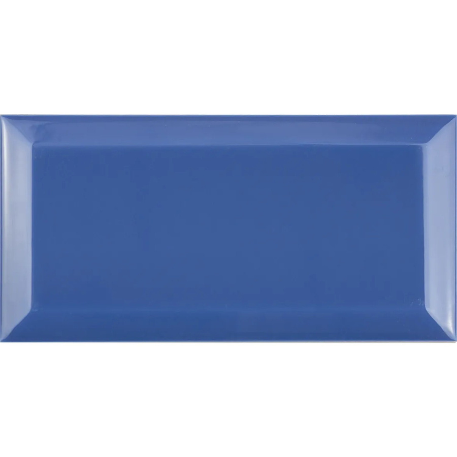 Wandfliese Metro Facette von UNITED TILE UND MOSAIC in Blau, glänzend glasiert, Keramik, B: 20 cm, H: 10 cm - Bild 2