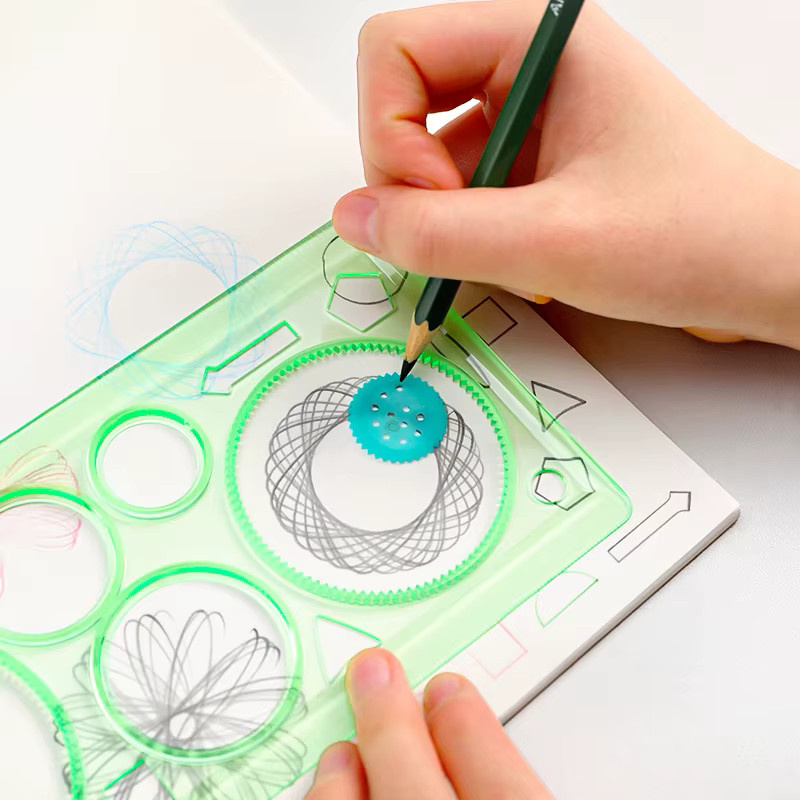 hairun Spirograph Zeichnung Schablonen Set, Malerei Vorlage, Kunst Handwerk - Bild 2