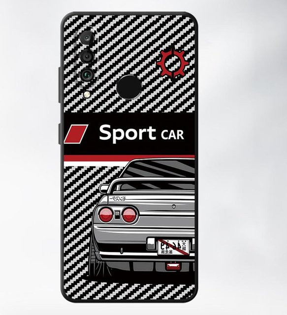 Handyhülle mit Sportauto Design für Huawei P30 P20 Pro P20 Lite P40 Lite P Smart 2019 in Schwarz und Multicolour - Bild 1