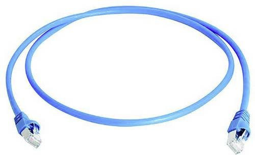 Telegärtner RJ45 Netzwerkkabel CAT 6a S/FTP Patchkabel Blau, Länge: 2,0 m - Bild 1