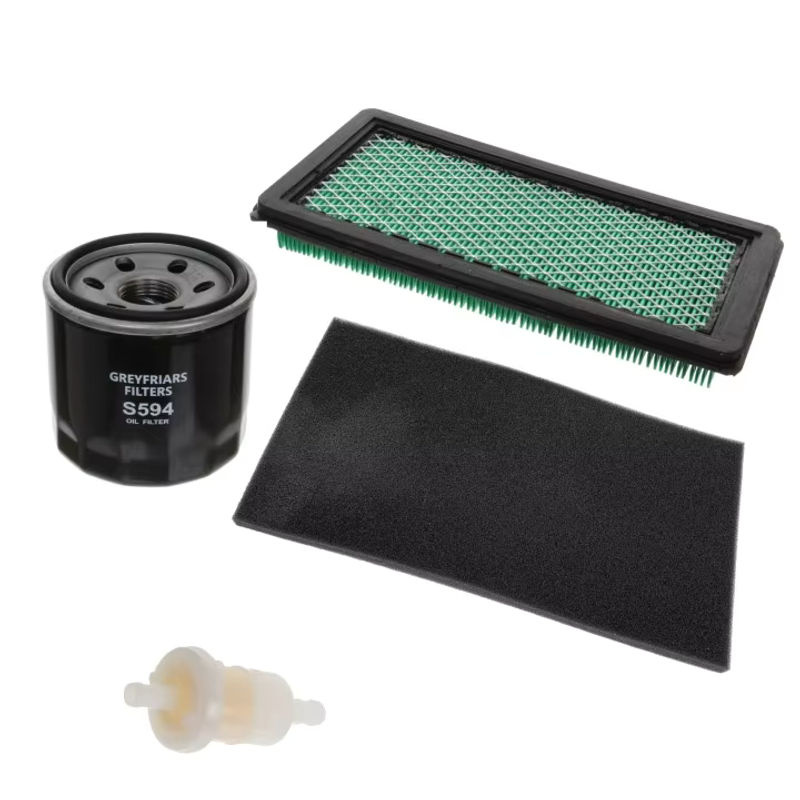 VIBRATITE Luftfilter-Reparatursatz für Honda GCV520, GCV530, GXV520 und GXV530 Rasenmäher mit Luftfilter, Ölfilter, Kraftstofffilter und Schwamm in Multicolour - Bild 2