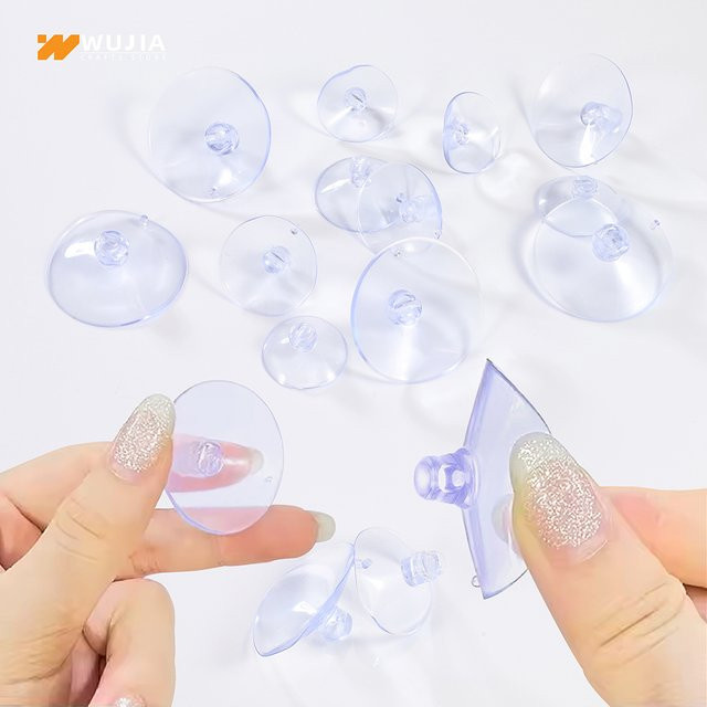 Transparente Saugnäpfe aus Kunststoff mit Löchern für Wand, Küche und Badezimmer, Durchmesser: 25–40 mm - Bild 1