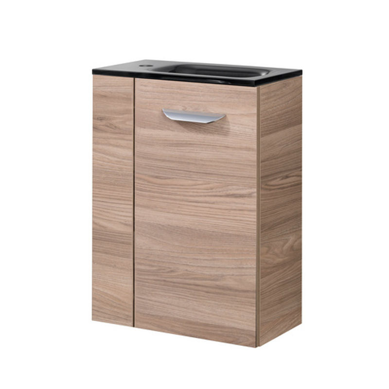 Fackelmann Waschbeckenunterschrank SBC Gäste Bad Steinesche braun B/H/T: 44 x 60 x 24,3 cm - Bild 2