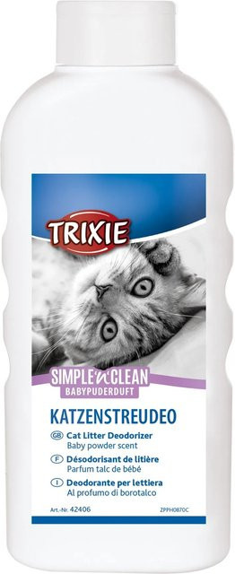 Trixie Simple'n'Clean Katzenstreu Babypuderduft 750 g - Bild 1