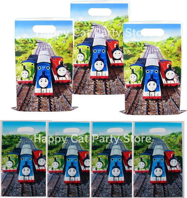 Thomas The Train Geschenktüten aus Papier für Kindergeburtstage, Mehrfarbig - Bild 1