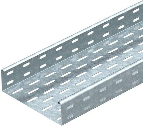 OBO Bettermann Kabelrinne 6055141, Farbe: Silber, B/H/L: 150,00 mm x 60,00 mm x 3 m - Bild 1