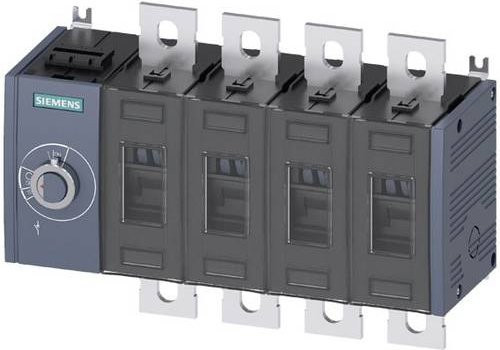 Siemens Lasttrennschalter 500A, 6 Schließer, 4 Öffner, 2 Öffner, Grau, 3KD44440PE100 - Bild 1