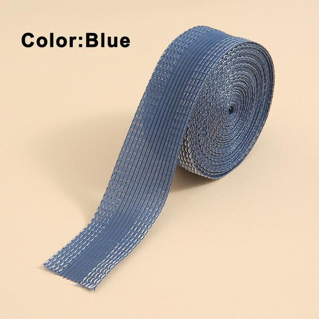 JUN JUN Selbstklebendes Hosenumschlagband zum Aufbügeln für Jeanssaum und DIY Nähen, Polyester, 2 Meter - Bild 1