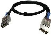 QNAP Externes SAS-Kabel SFF-8644 Schwarz, Länge: 1,0 m - Bild 1