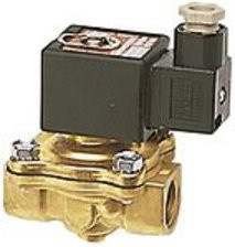 Riegler 2/2-Wege-Magnetventil, MS, NC, zwangsgesteuert, 24 V DC, Rp 1/2, FKM, PN 0-3 bar, mehrfarbig - Bild 1