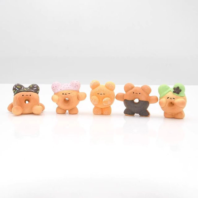 Qualia Donatchu Kawaii Maskottchenfigur Bär als Kapselspielzeug in Multicolor - Bild 1