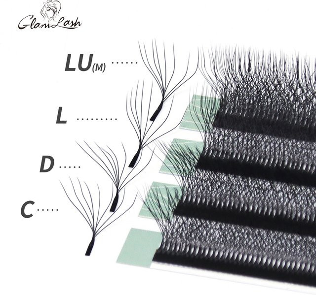 GLAMLASH 8D W Black Wimpernverlängerung, Unisex, Natürlich - Bild 1