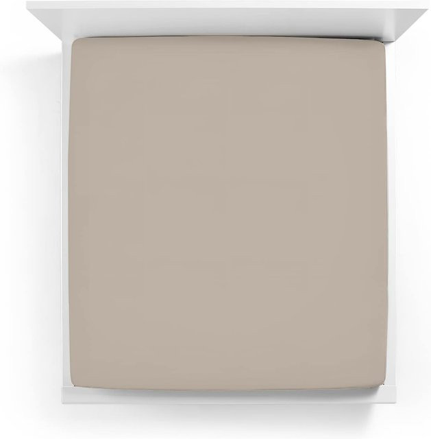 Formesse Spannbettlaken Bella Donna Jersey in Beige - Bild 1