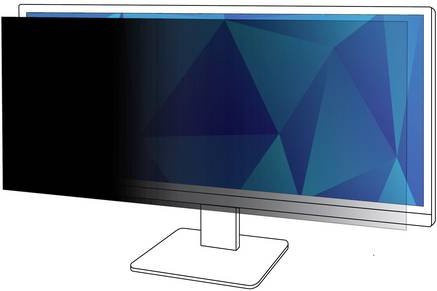3M Blickschutzfilter PF340W2B für 34 Zoll Monitore, Bildformat 21:9, Schwarz - Bild 1