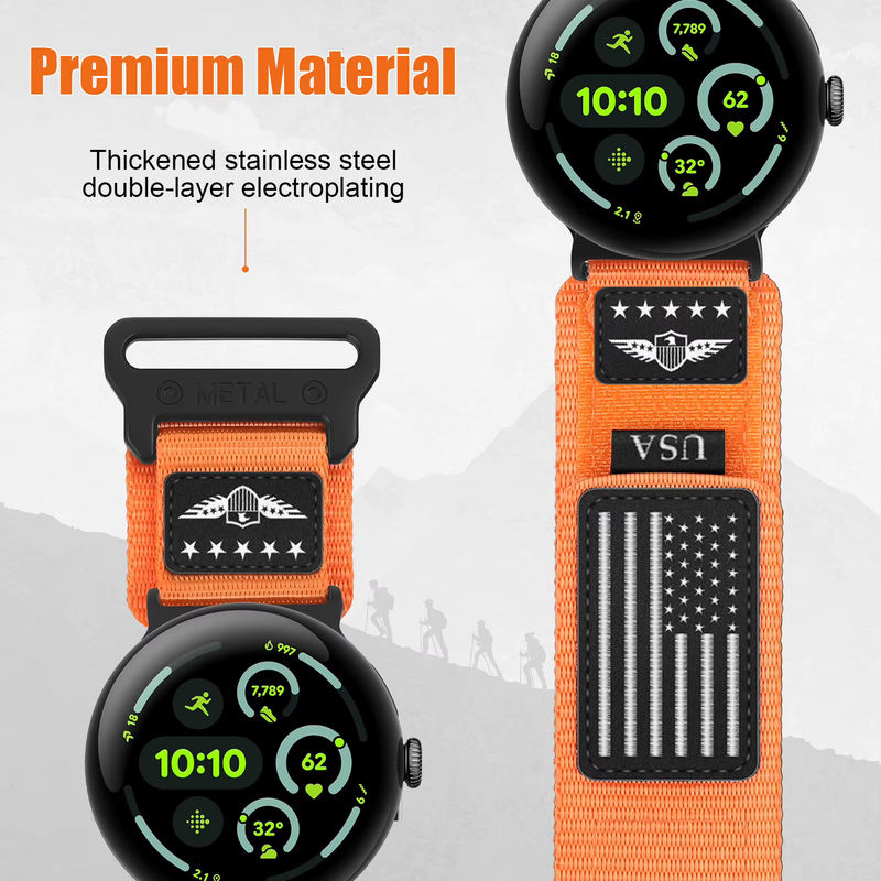 Trail Loop Uhrenarmband für Google Pixel Watch 3, Nylon, 45 mm, 41 mm - Bild 4